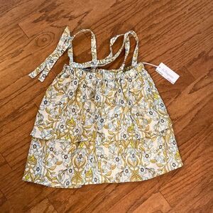 NWT Le Ragarre made in Italy linen skirt very lightweight, floral, size small.